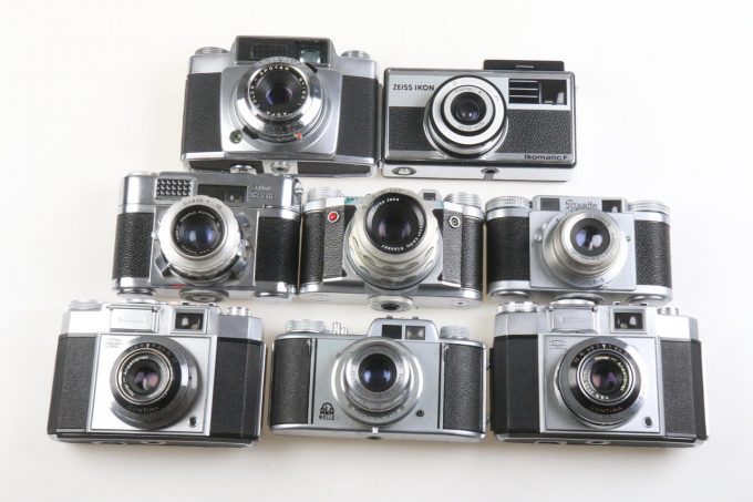 Konvolut diverse Sammlerkameras - 24 Stück Bastlergerät