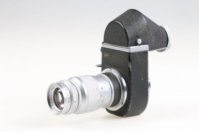 Leica Elmar 9cm f/4,0 mit Visoflex für M39 - #963191