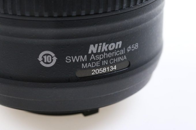 Nikon AF-S NIKKOR 50mm f/1,8 G - #2058134