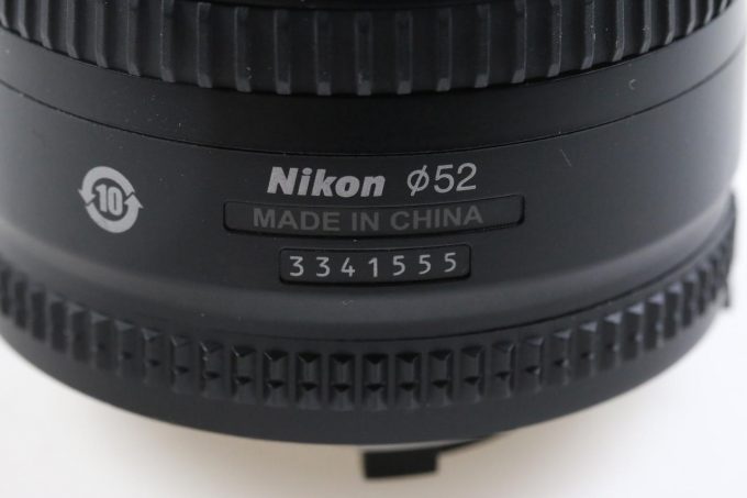 Nikon AF 50mm f/1,8 D - #3341555
