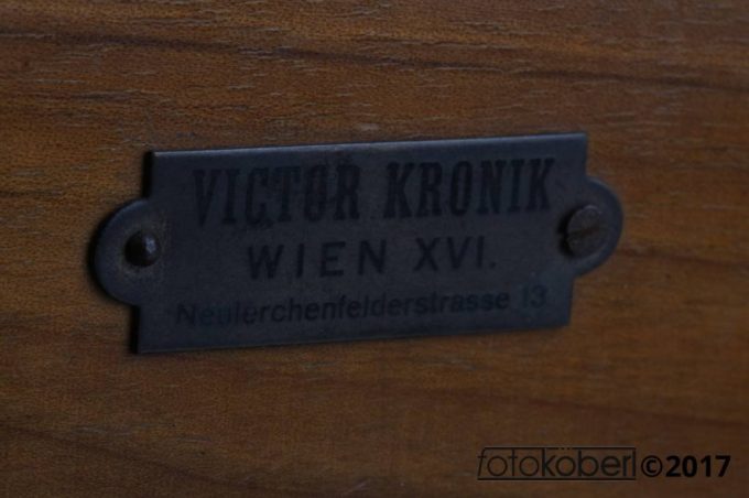 KRONIK Wien Holzkamera 13x18cm mit Simplex Rapid Aplanat Serie D 13/18