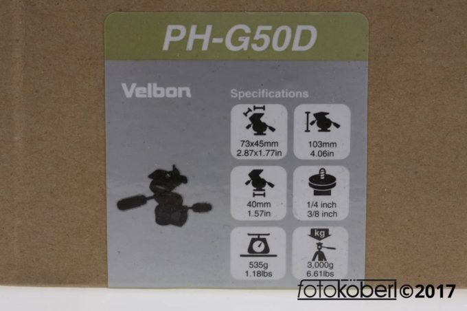 Velbon PH-G50D Mehrwegeneiger