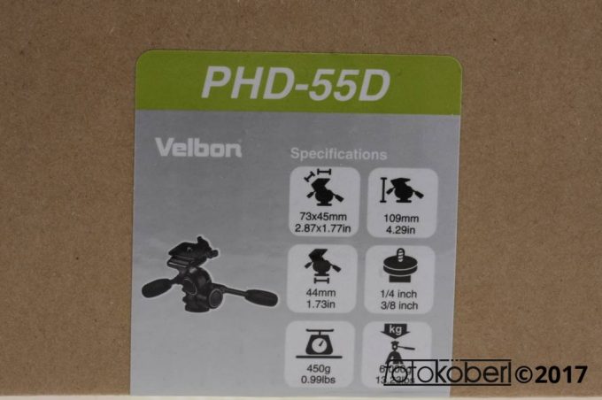 VELBON PHD-55D Mehrwegeneiger