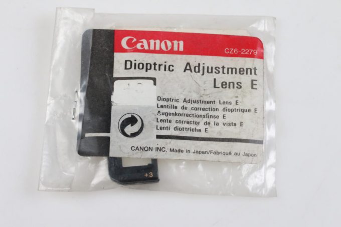 Canon Dioptric Adjustment Lens E für EOS / +3
