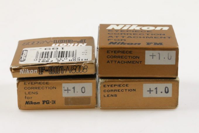 Nikon Okular-Korrekturaufsatz und Okular Schutz - 4 Stück