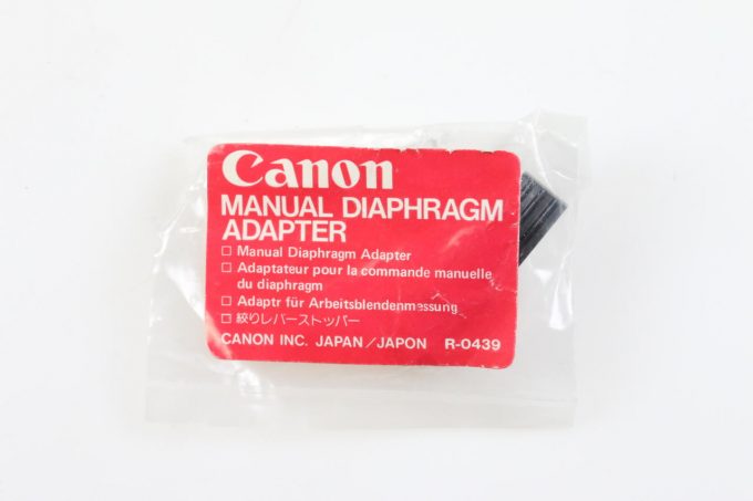 Canon Manual Diaphragm Adapter