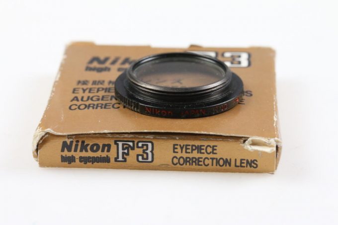 Nikon F3 - high-eyepoint Augenkorrekturlinse / + 1