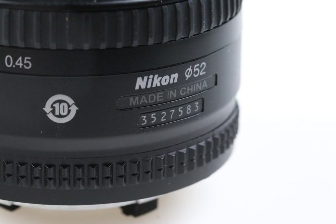 Nikon AF 50mm f/1,8 D - #3527583