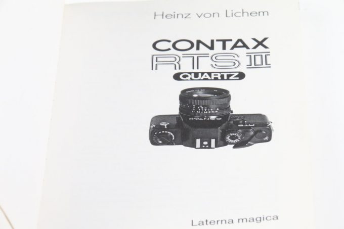 Contax RTS II Quartz - Handbuch