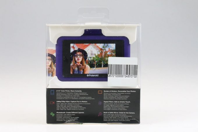 Polaroid Snaptouch Kamera and Printer violett