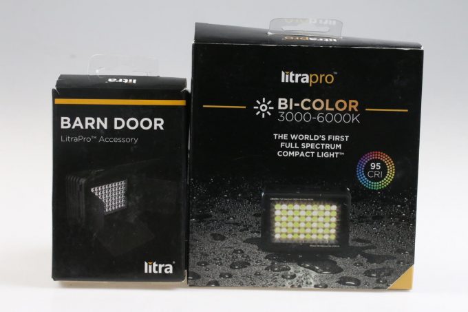Litra LED-Leuchte LP1200 mit Lichtklappe