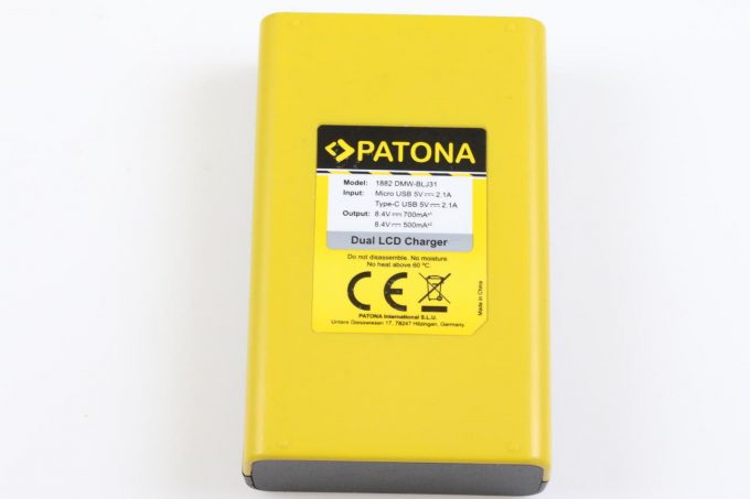 Pantona - Dual LCD Charger für DMW-BLJ31