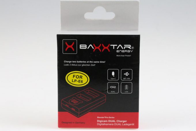 Baxxtar - Dual Charger für LP-E60