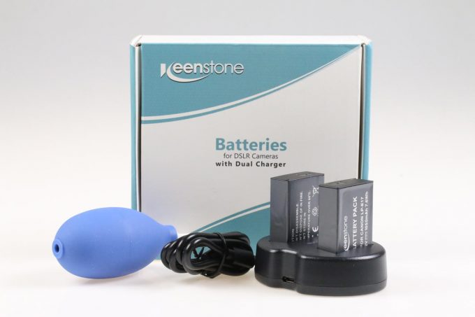 Keenstone - Battery pack with Charger für Canon LP-E17