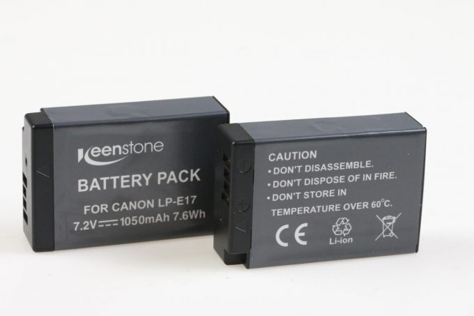 Keenstone - Battery pack with Charger für Canon LP-E17
