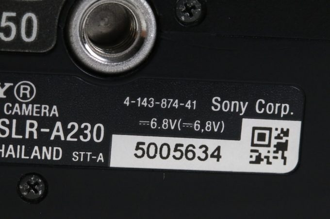 Sony Alpha 230 Gehäuse - #5005634
