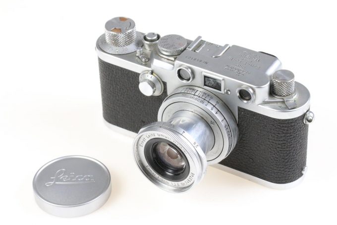 Leica IIIf Sucherkamera mit Elmar 5cm f/2,8 - #659123