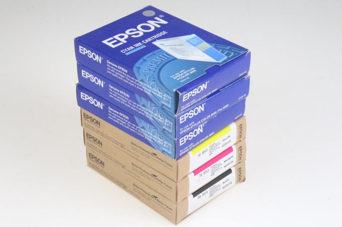 Epson Druckerpatronen für Color 3000 Abgelaufen 6 Stück