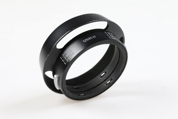Leica Sonnenblende 12585H für 50mm und 35mm Objektive mit Deckel