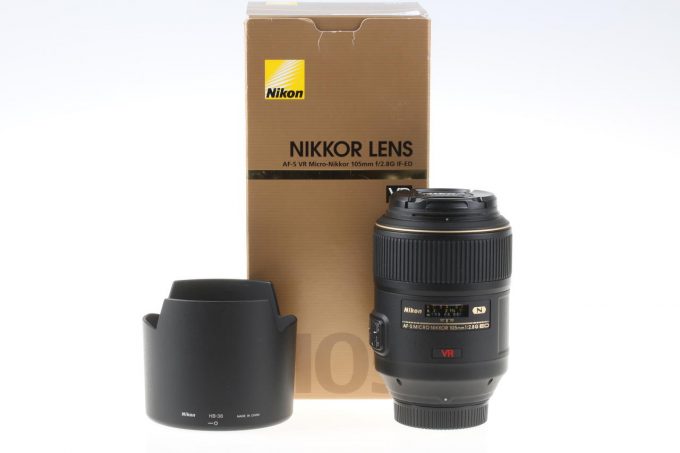 Nikon AF-S MICRO NIKKOR 105mm f/2,8 G ED VR - #219698