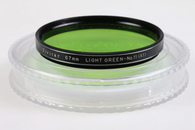 Vivitar Light Green No.11 (X1) Filter - 67mm