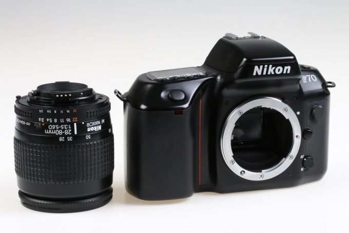 Nikon F70 Gehäuse mit AF 28-80mm 3,5-5,6 D - #2693041