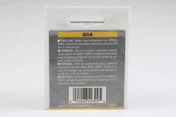 Hoya Blaufilter 80A 49mm