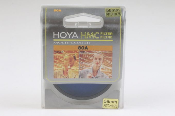 Hoya Blaufilter 80A 58mm