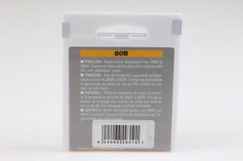 Hoya Blaufilter 80B 49mm