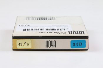 Hoya Blaufilter 80B 43mm