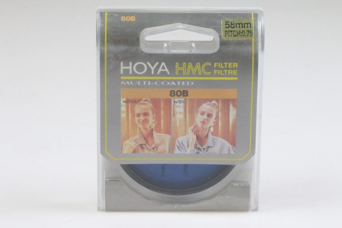 Hoya HMC Blaufilter 80B KB12 58mm