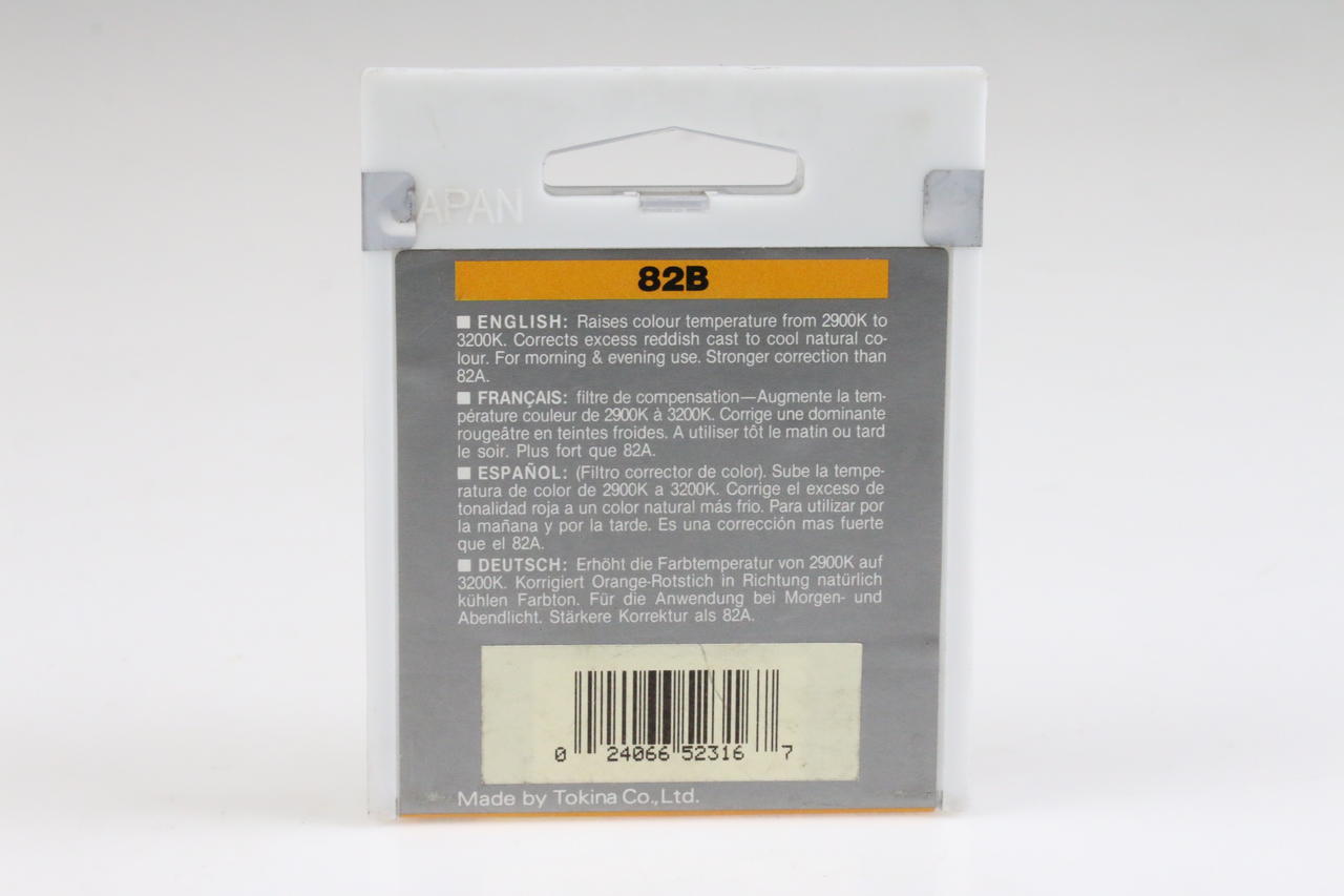 Hoya Blaufilter 82B 52mm