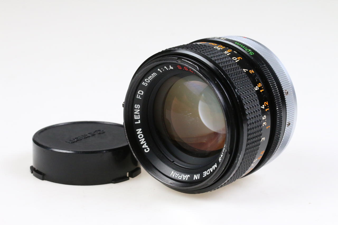 Canon FD 50mm F/1.4 S.S.C. Lens #39272H12 - カメラ、光学機器