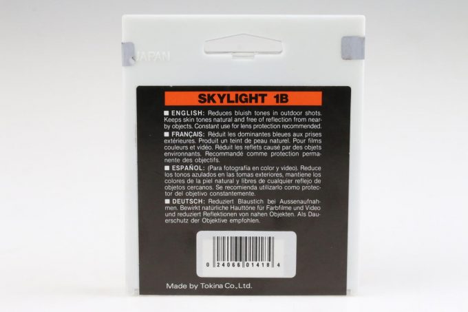 Hoya Skylight 1B HMC Super 82mm