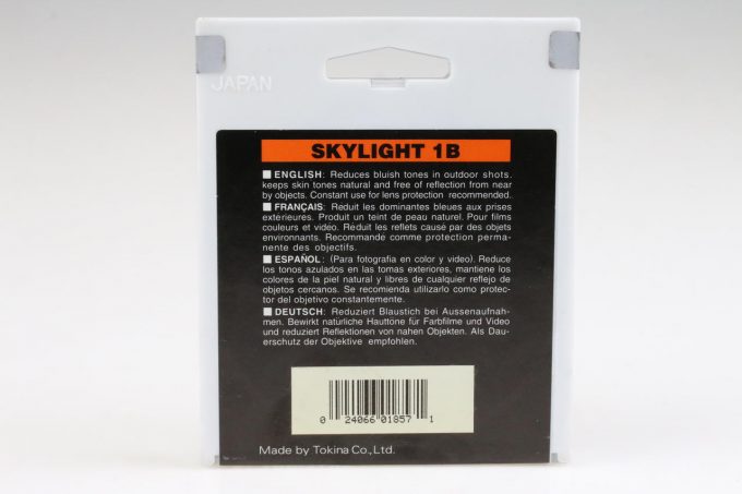 Hoya Skylight 1B PRO1 82mm