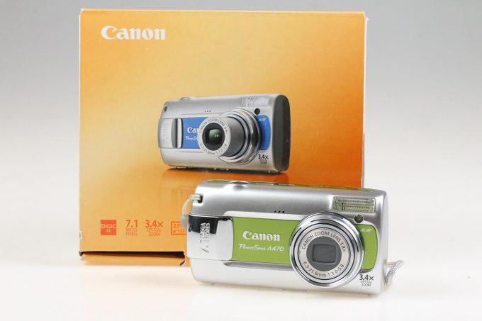 Canon PowerShot A470 Digitalkamera Grün - #6136000180