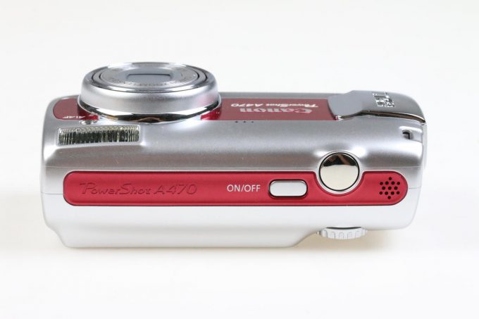 Canon PowerShot A470 Digitalkamera rot - #6636212945