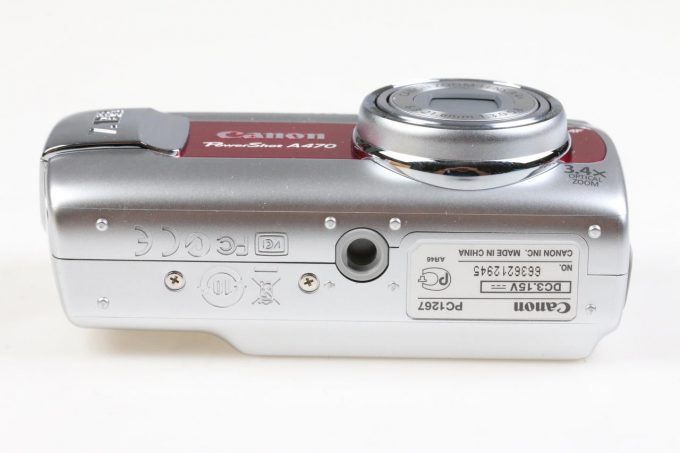 Canon PowerShot A470 Digitalkamera rot - #6636212945