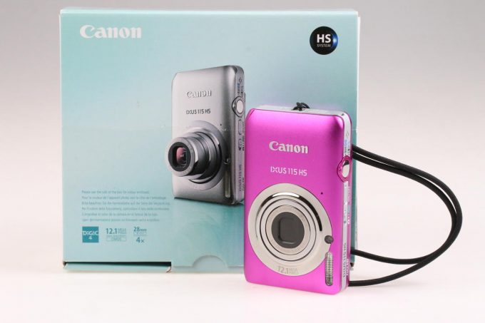 Canon IXUS 115 HS Digitalkamera - Pink - #123010002777