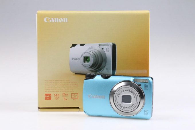 Canon PowerShot A3200 IS Digitalkamera blau - #21302000318