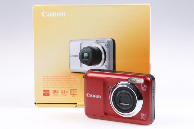 Canon PowerShot A800 Digitalkamera rot - #123060000627