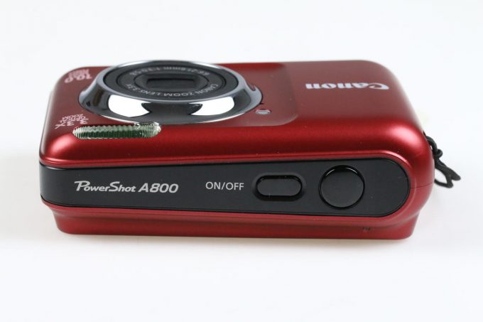 Canon PowerShot A800 Digitalkamera rot - #123060000627