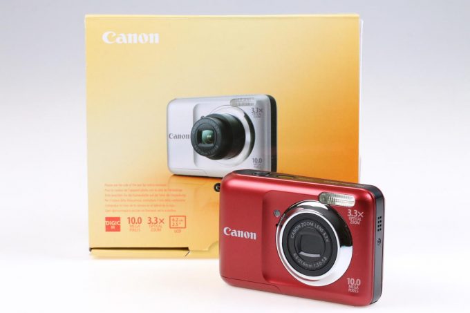 Canon PowerShot A800 Digitalkamera rot - #123060000628