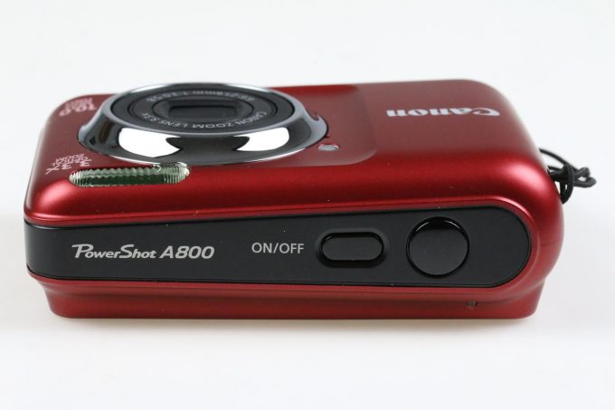 Canon PowerShot A800 Digitalkamera rot - #123060000628