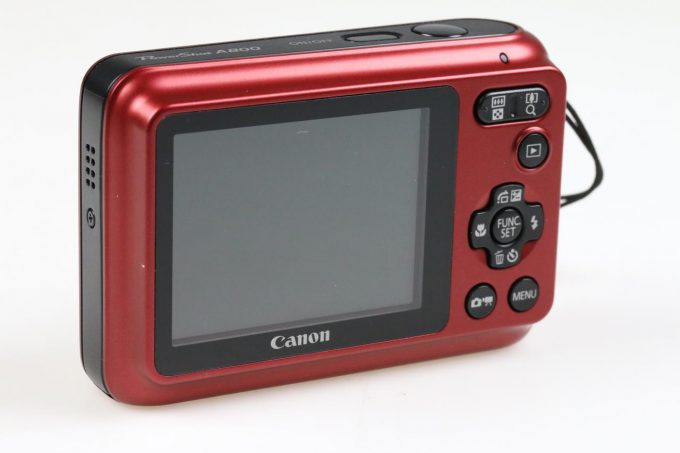 Canon PowerShot A800 Digitalkamera rot - #123060000628