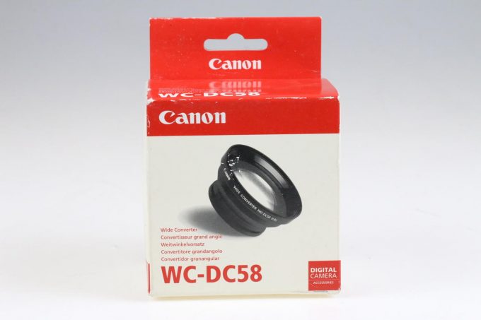 Canon WC-DC58 0,8x Weitwinkelvorsatz