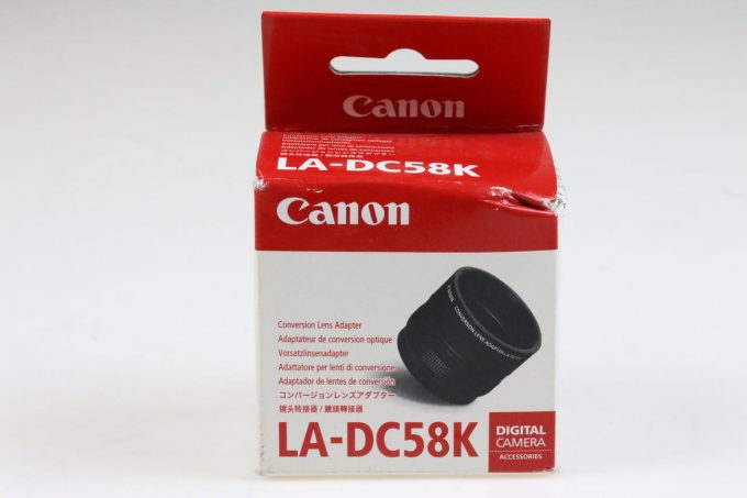 Canon Vorsatzlinsenadapter LA-DC58