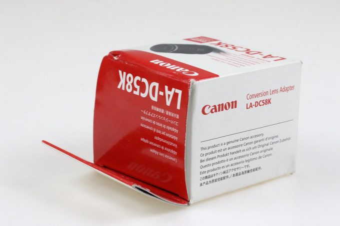 Canon Vorsatzlinsenadapter LA-DC58