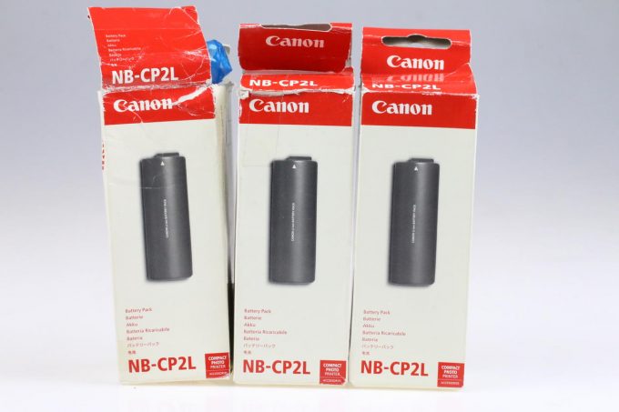 Canon Li-ion Battery / Akku NB-CP2L für Selphy - 3er Set