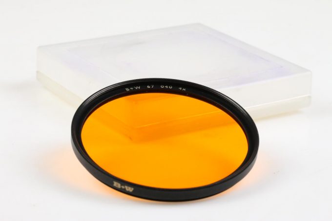 B+W F-Pro Farbfilter 040 Orange - 67mm